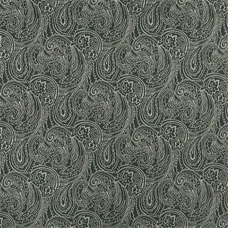 DESIGNER FABRICS Designer Fabrics B628 54 in. Wide Green; Traditional Paisley Jacquard Woven Upholstery Fabric B628